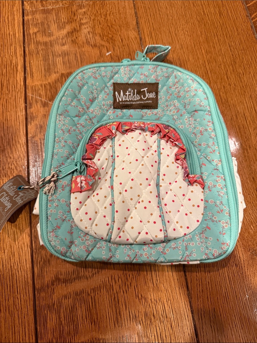 Matilda Jane Mint Floral lunchbox nwt